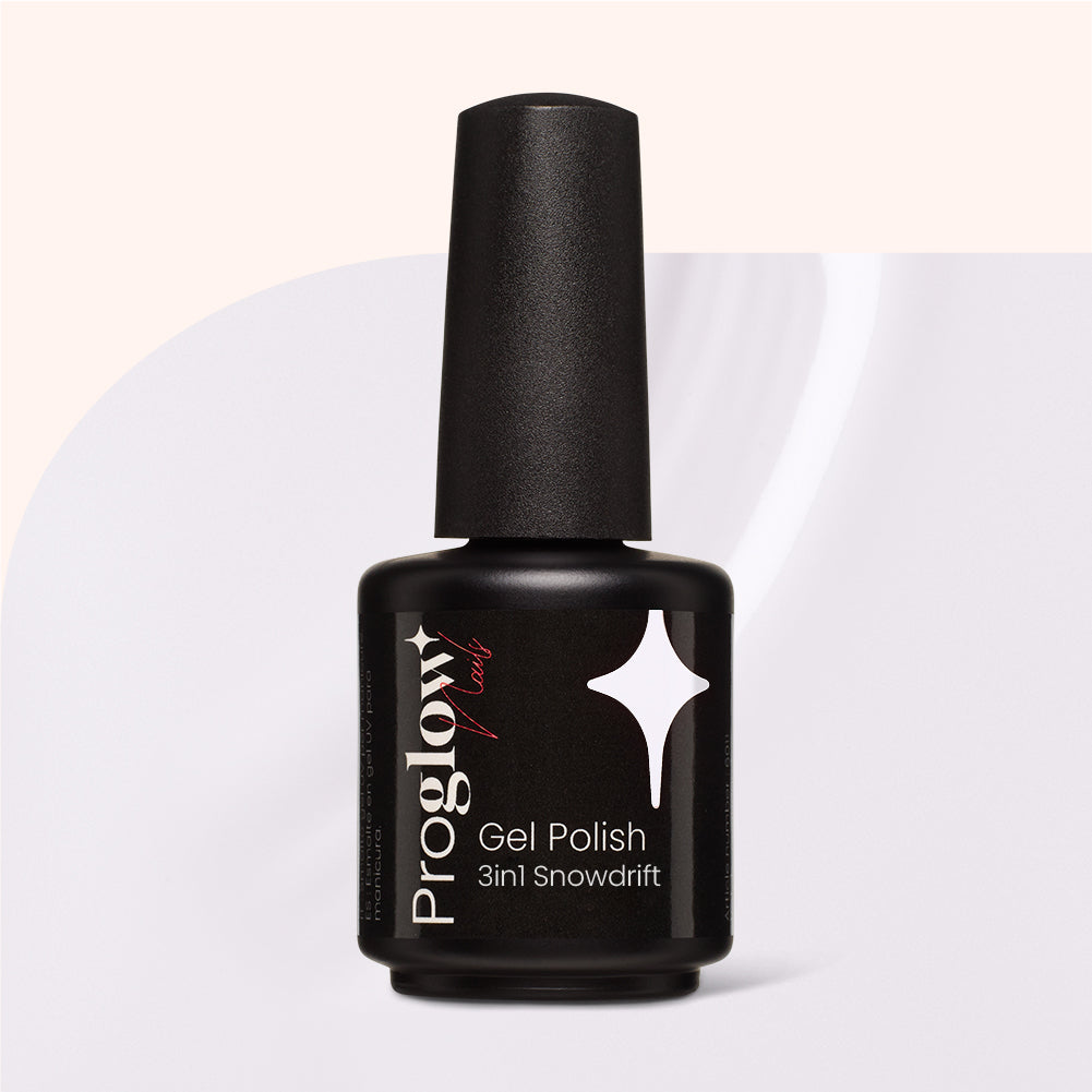 Gel Polish Shellac 3-in-1 No Wipe Snowdrift