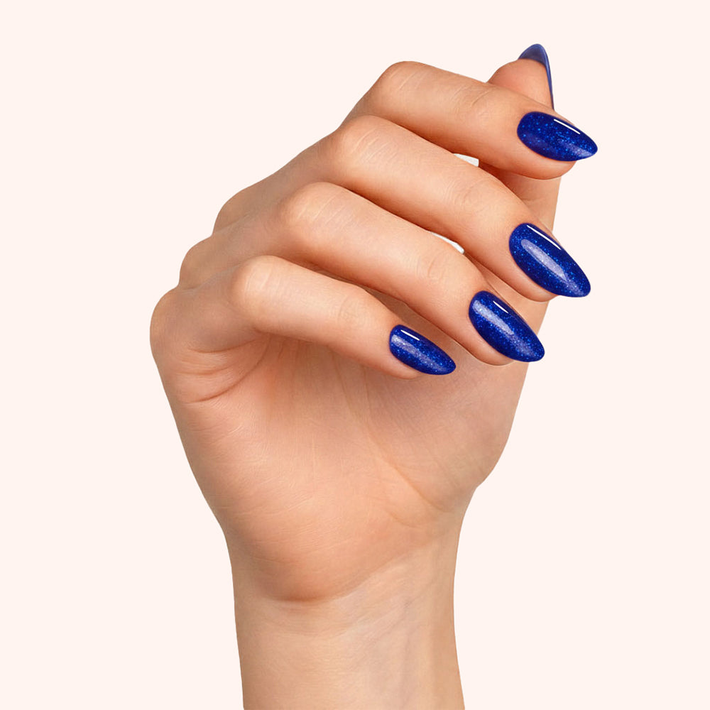 Gel Polish Shellac 3in1 No Wipe Royal Glitter