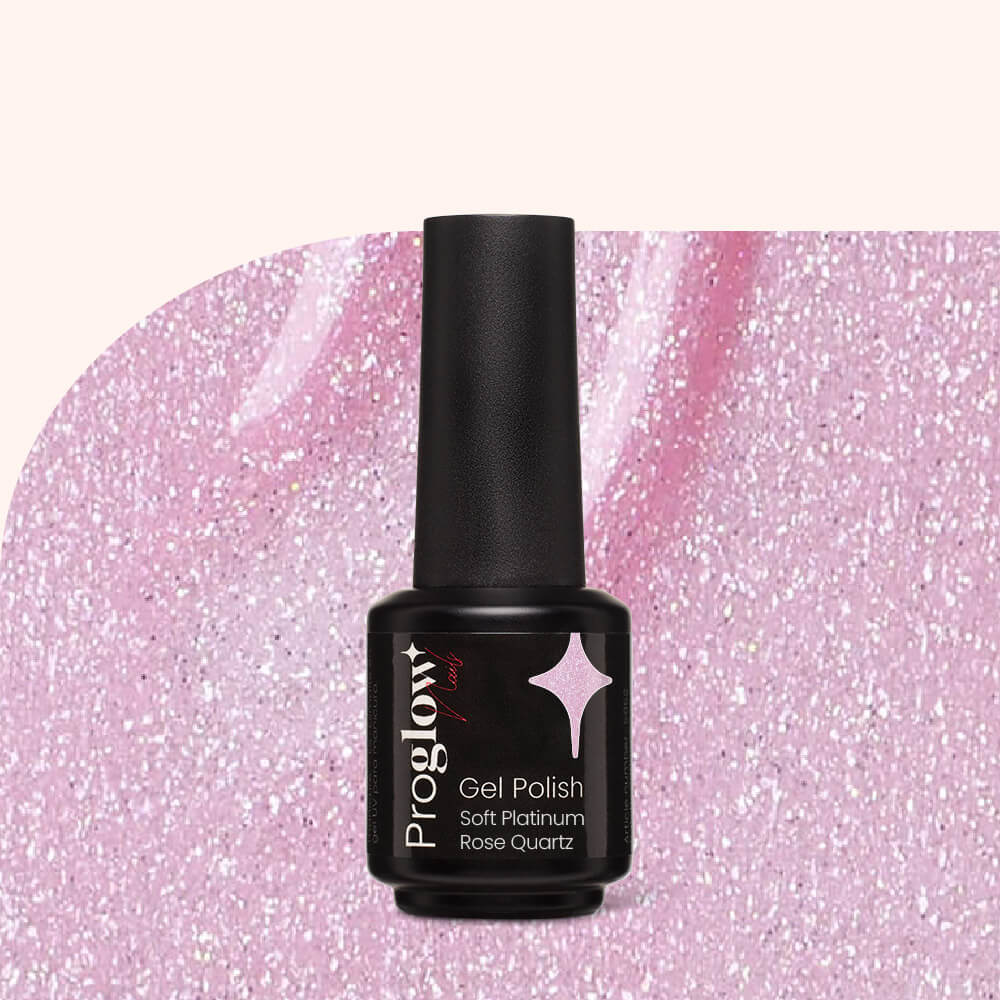 Gel Polish Shellac Soft Platinum Rose Quartz