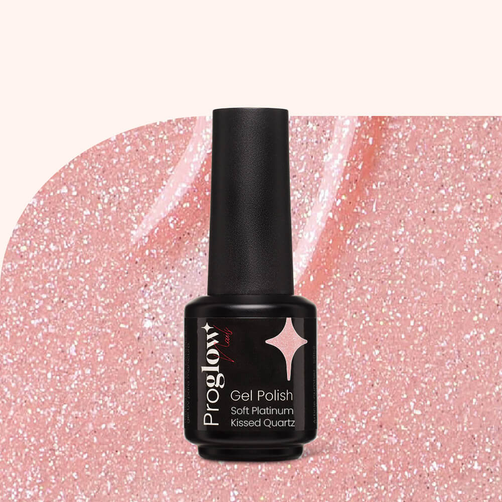 Gel Polish Shellac Soft Platinum Kissed Quartz