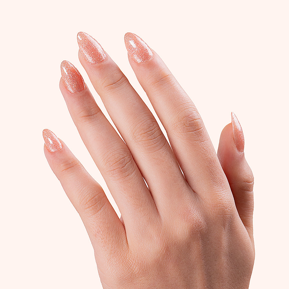 Gel Polish Shellac Soft Platinum Peachy Quartz
