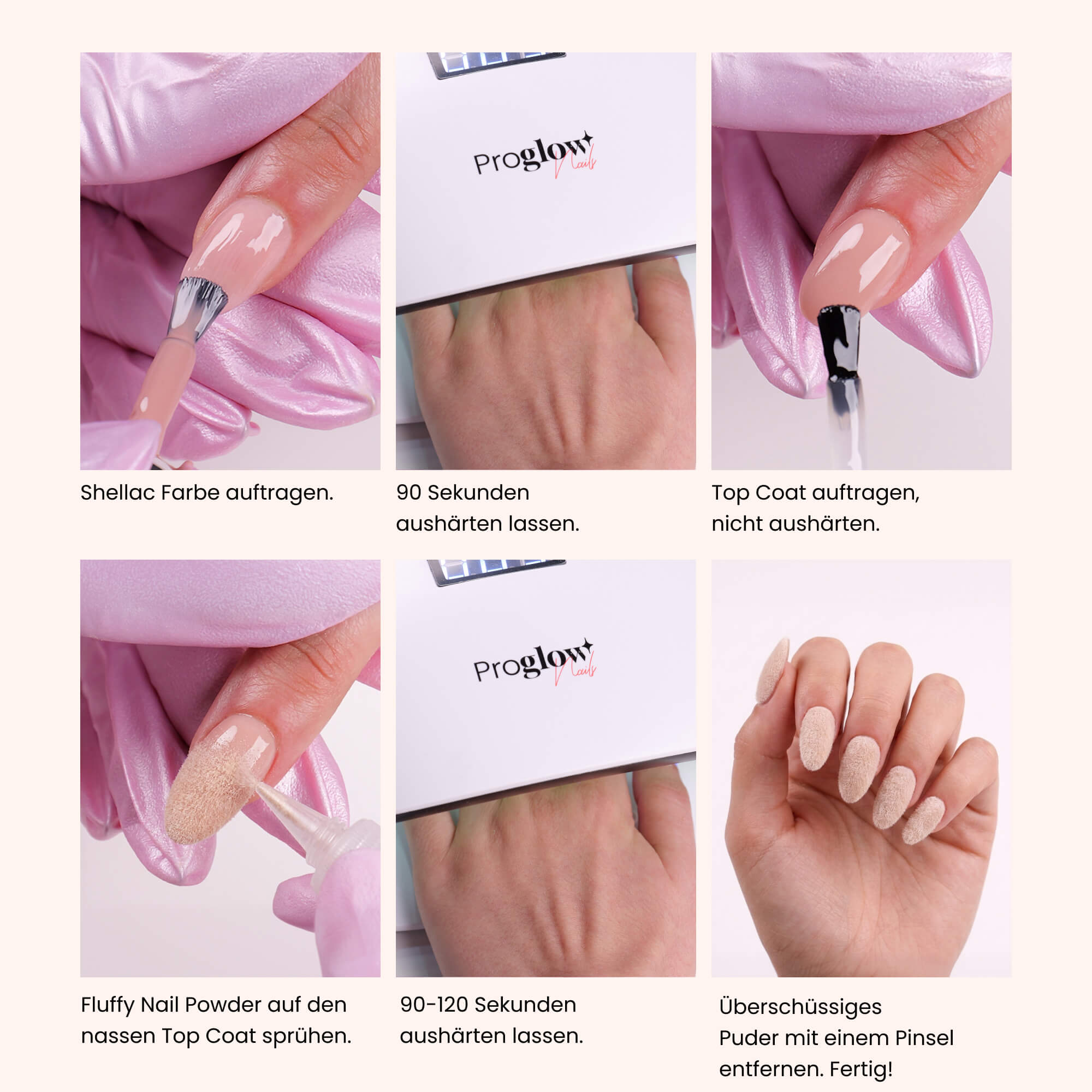 Fluffy Nail Powder Beige