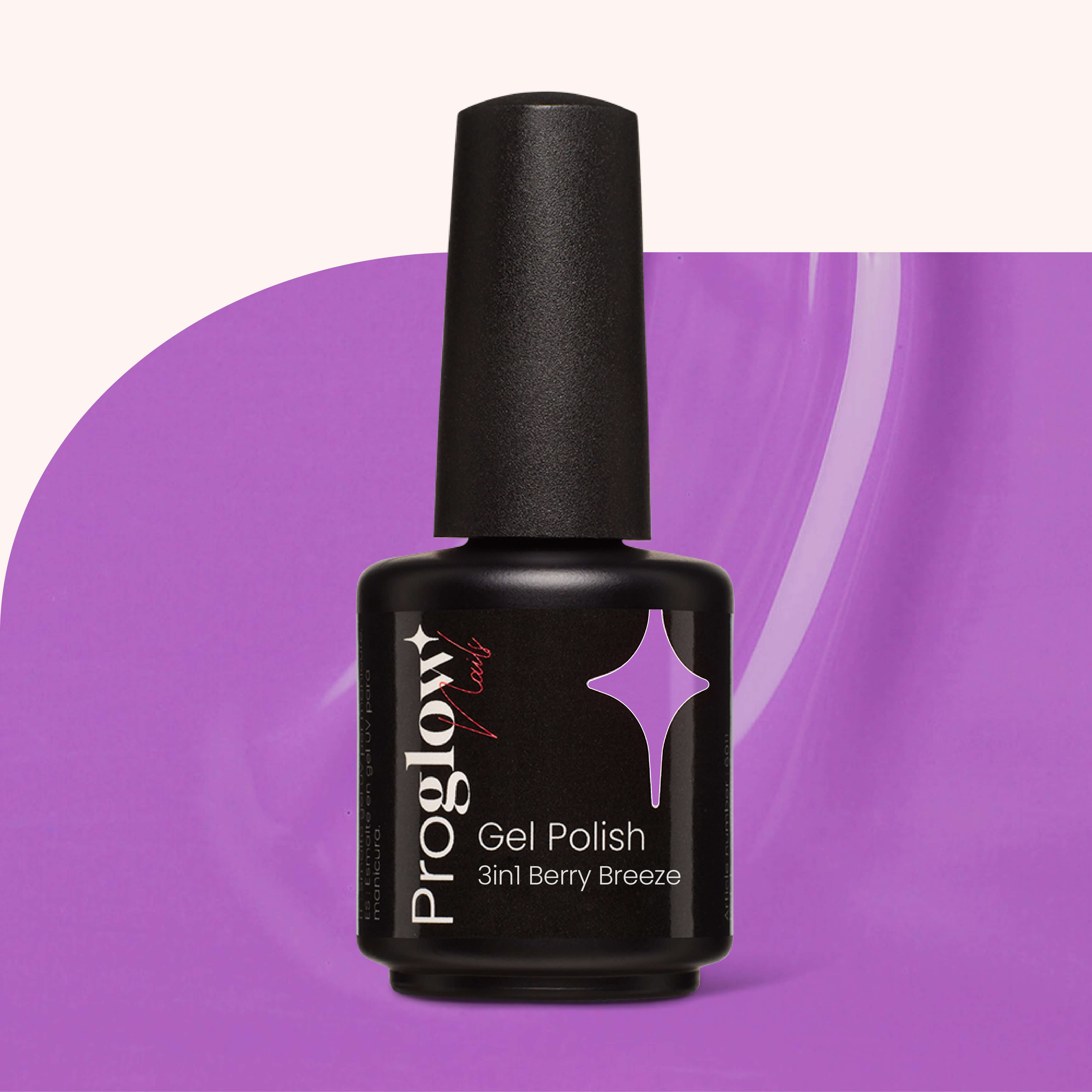 Gel Polish Shellac 3in1 No Wipe Berry Breeze