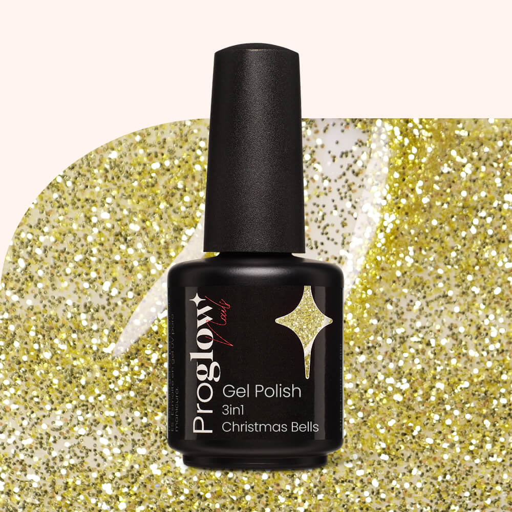 Gel Polish Shellac 3in1 No Wipe Christmas Bells