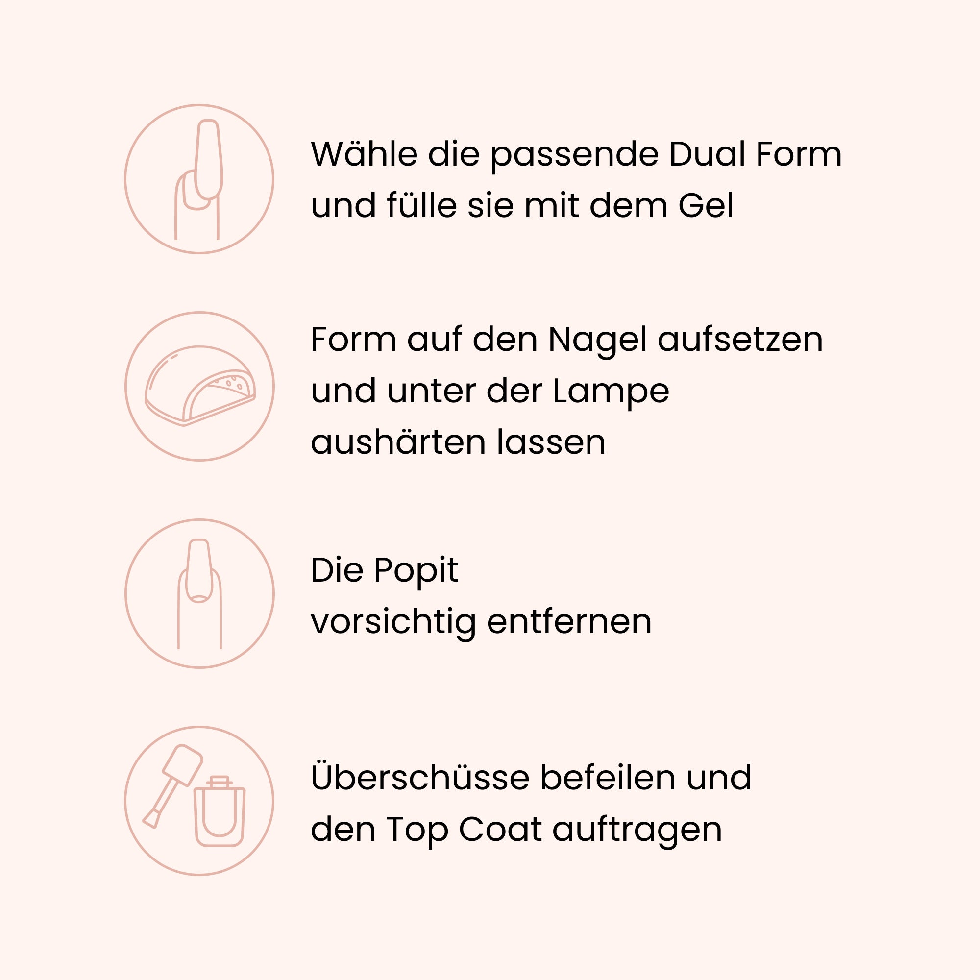 Popits - Dual Tips Stiletto - 120 Stück