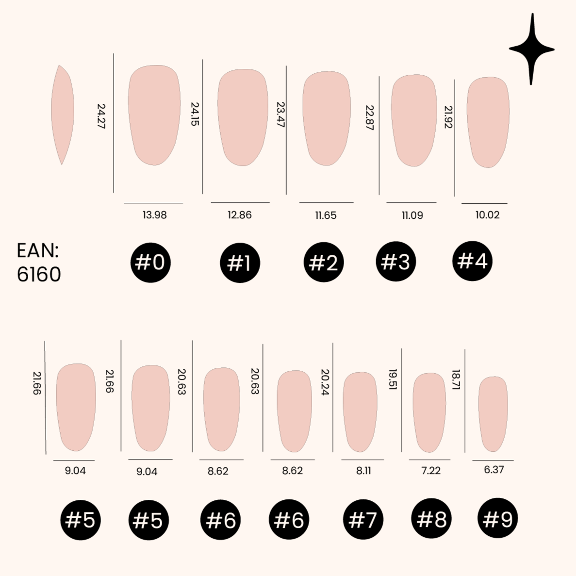 Soft Gel Nail Tips Short Stiletto 500 Stück