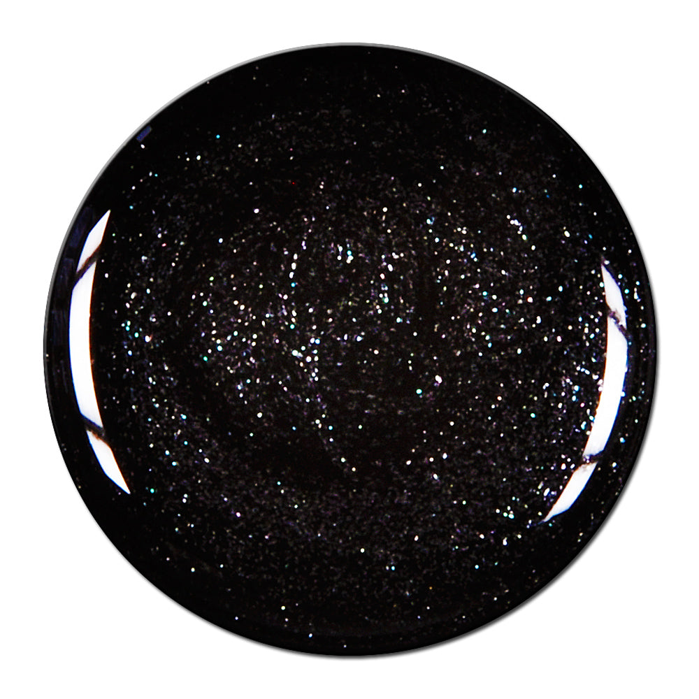 Glitter Gel Black-Galaxy Silver