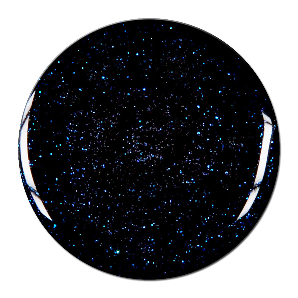 Glitter Gel Black-Galaxy Turquoise