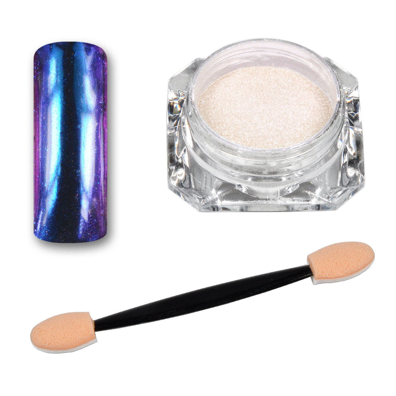 Mirror Chrome Puder Blue Reflection