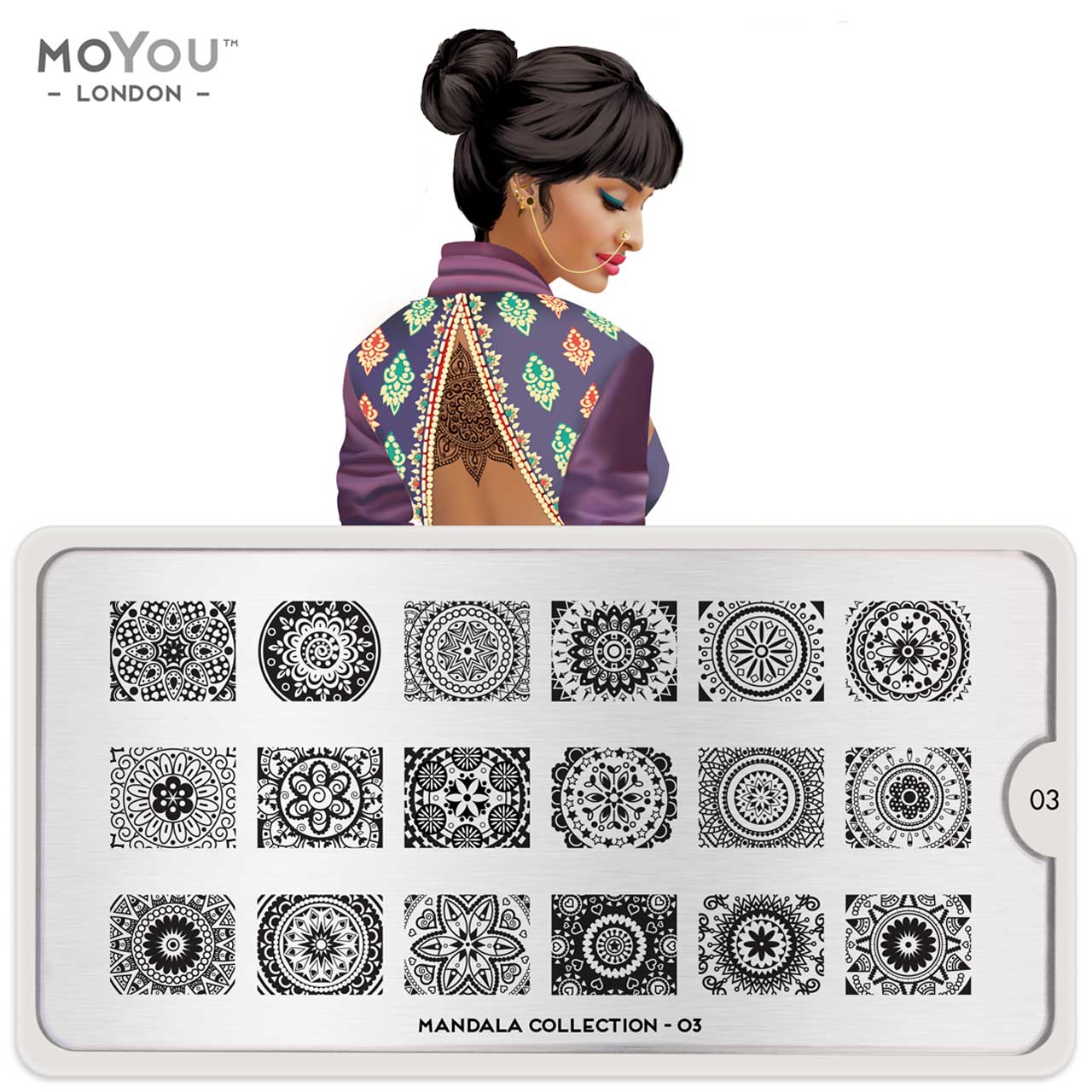 MoYou Stamping Plate Mandala 03
