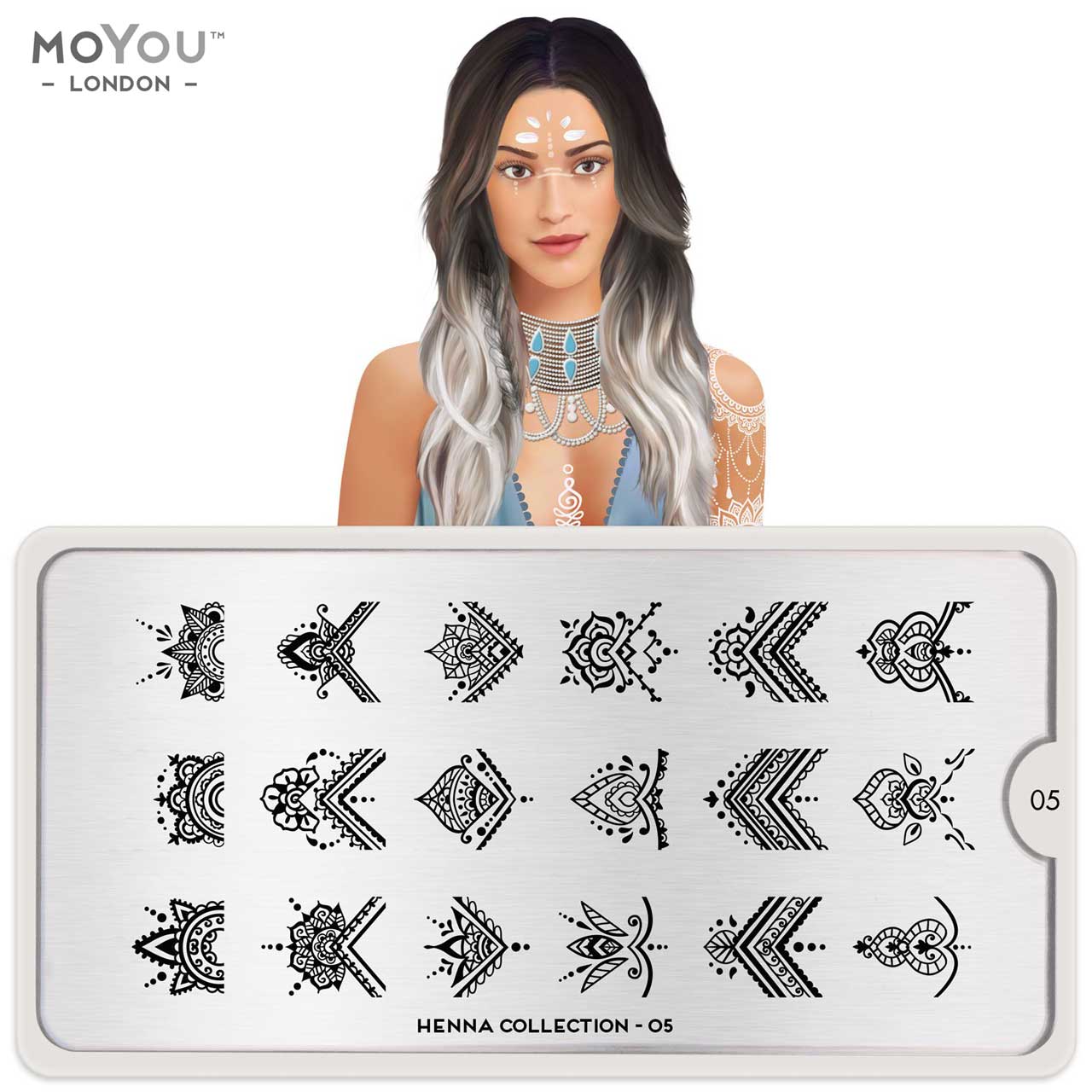MoYou Stamping Plate Henna 05