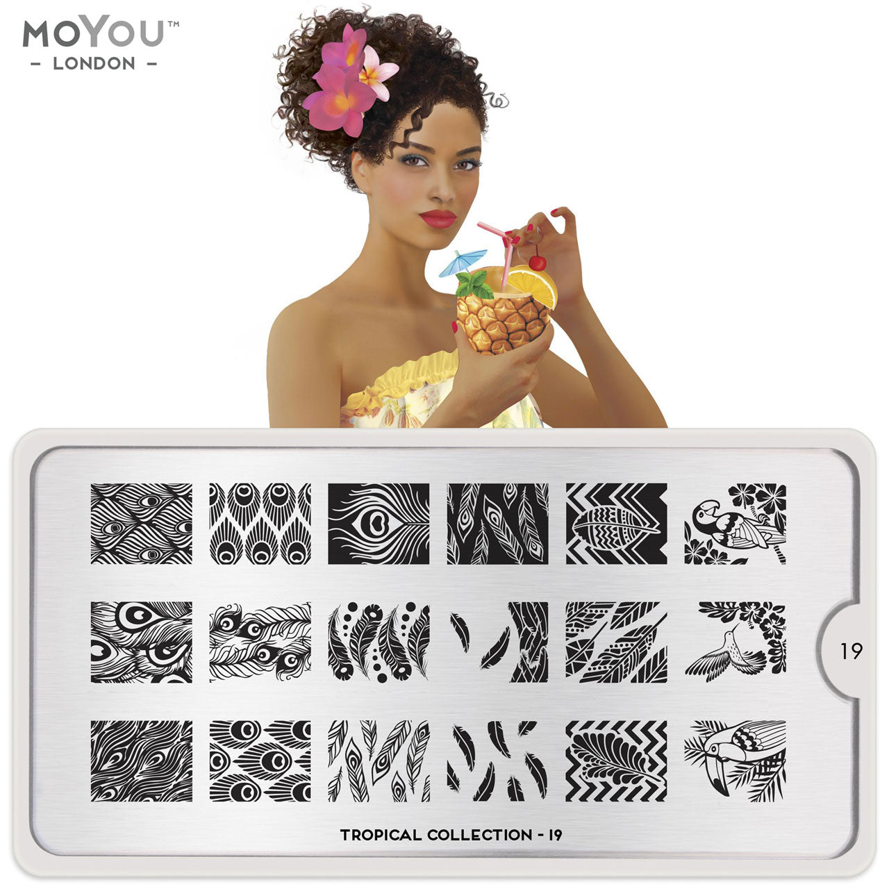 MoYou Stamping Plate Tropical 19