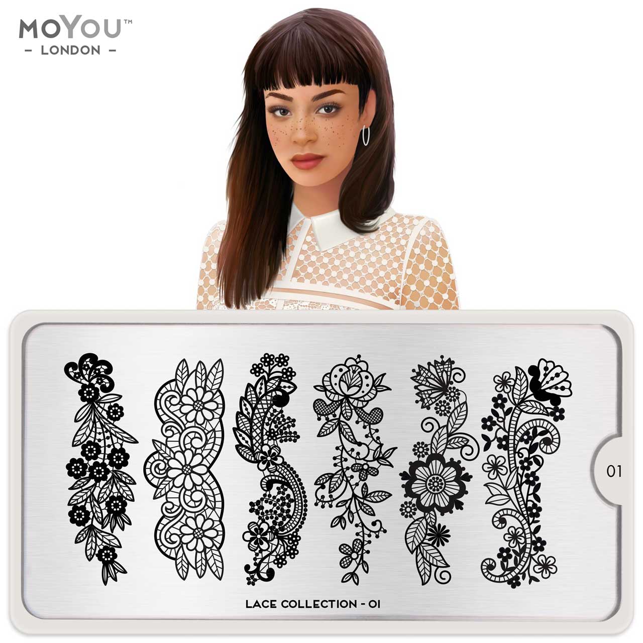 MoYou Stamping Plate Lace 01