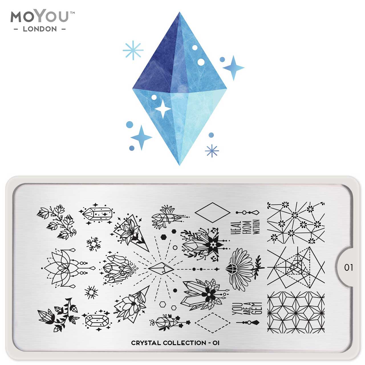 MoYou Stamping Plate Crystal 01