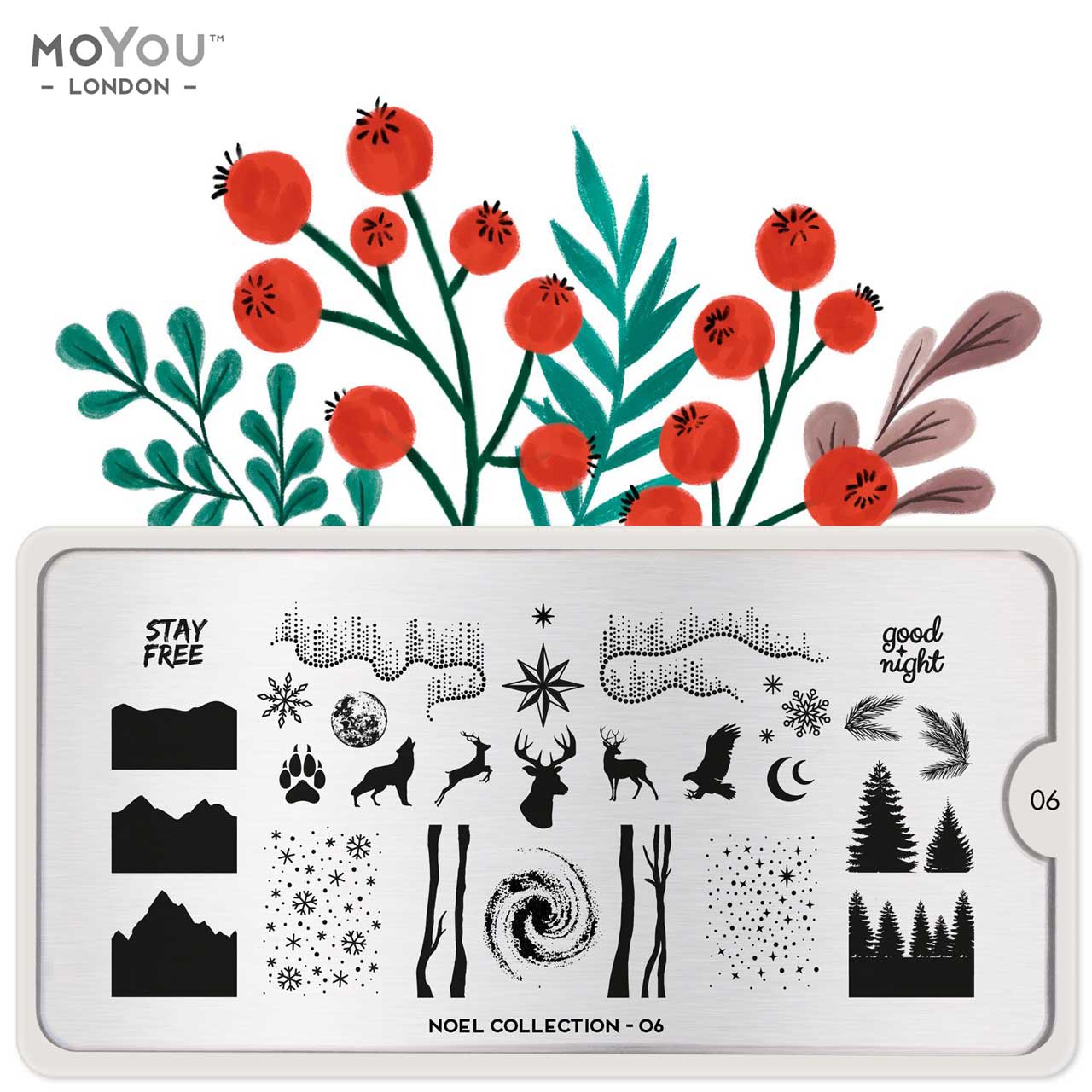 MoYou Stamping Plate Noel 06