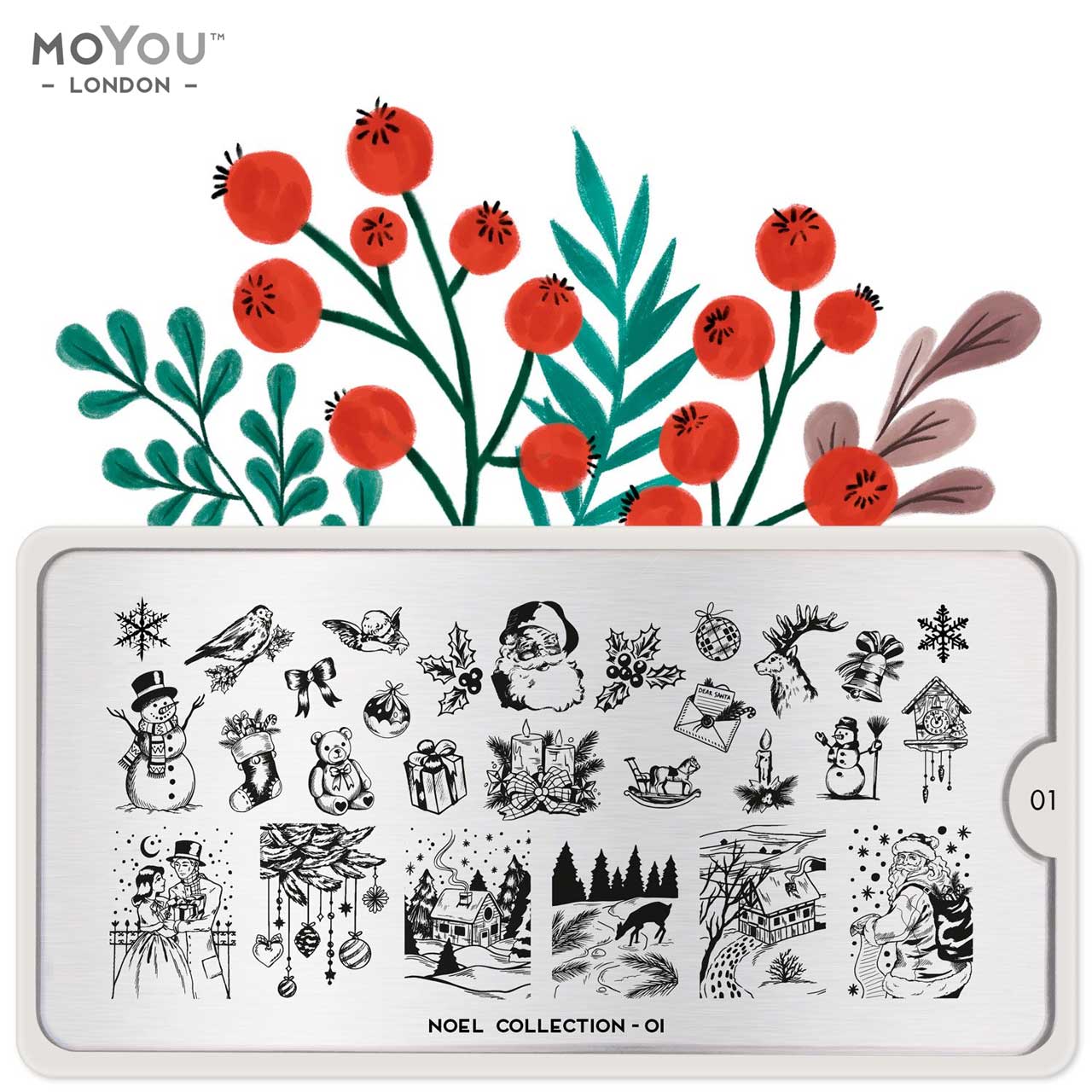 MoYou Stamping Plate Noel 01