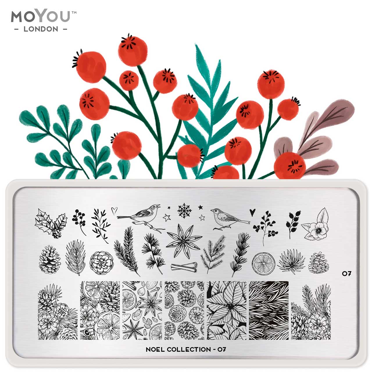 MoYou Stamping Plate Noel 07