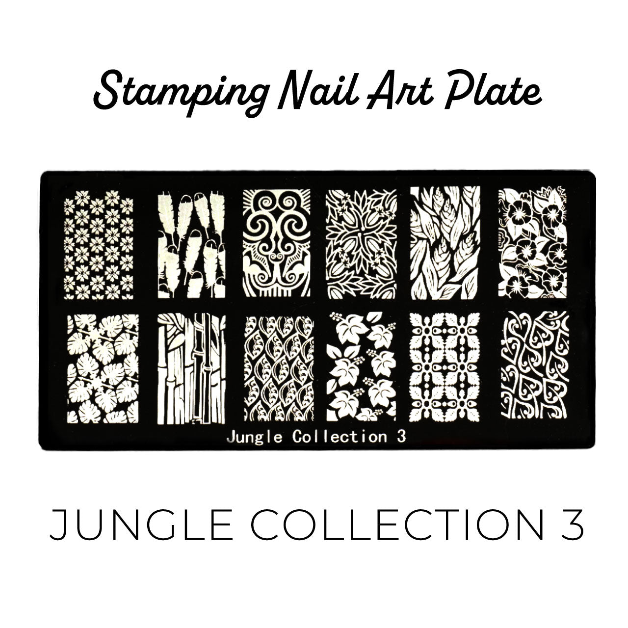Stamping Plate Jungle Collection 3