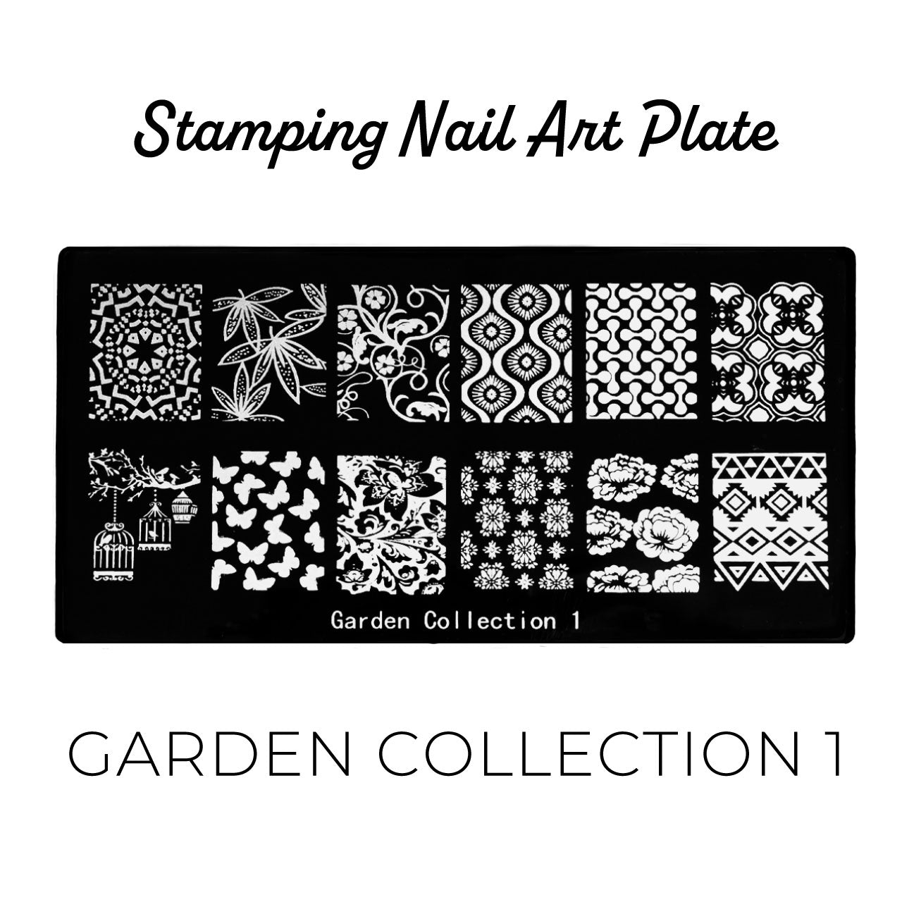 Stamping Plate Garden Collection 1