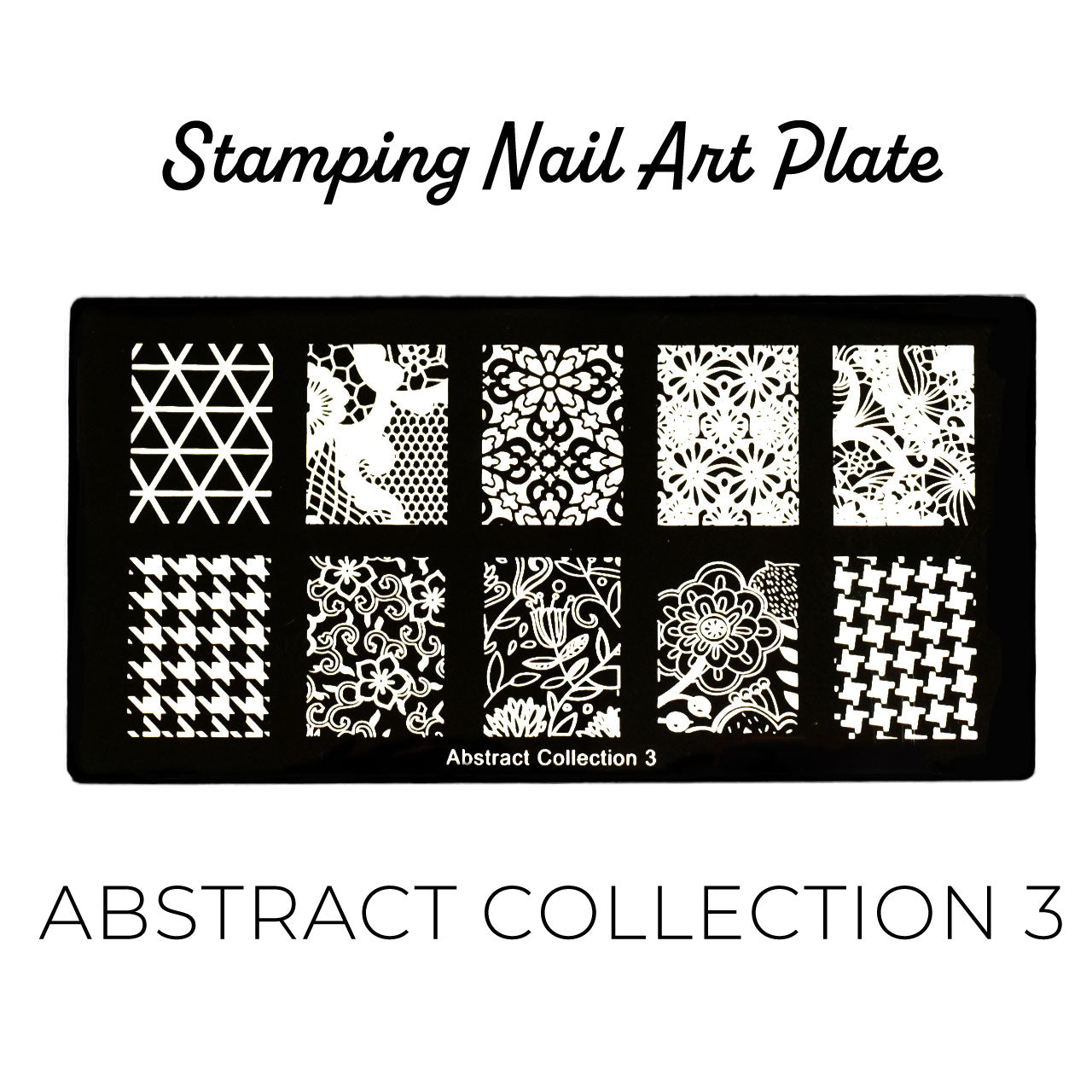 Stamping Plate Abstract Collection 3
