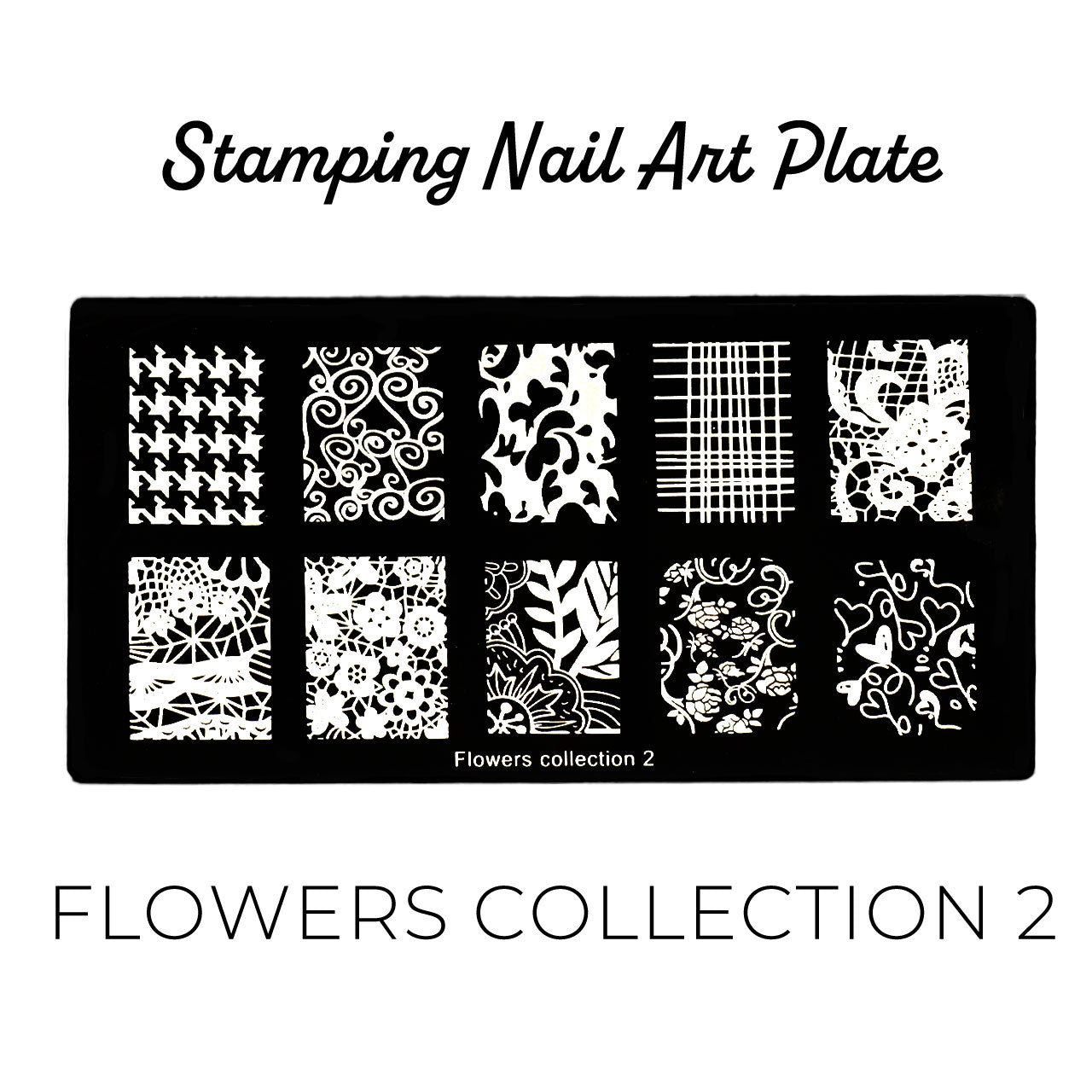 Stamping Plate Flowers Collection 2