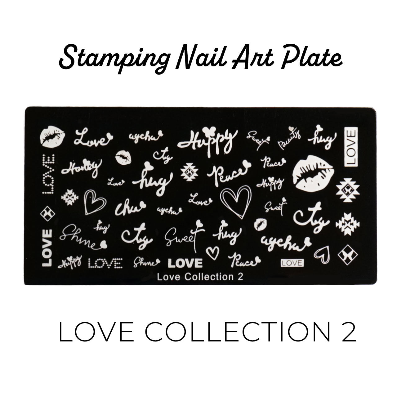 Stamping Plate Love Collection 2